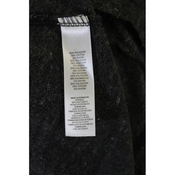 Hipchik Couture Womens Floral Print Drawstring Zipped Hooded Jacket Gray Size XS - Picture 5 of 6